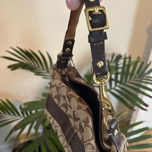 Vintage brown mini Coach bag purse